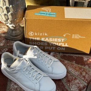 KIZIK Vegas White Leather MEN’s 12 NEW!
